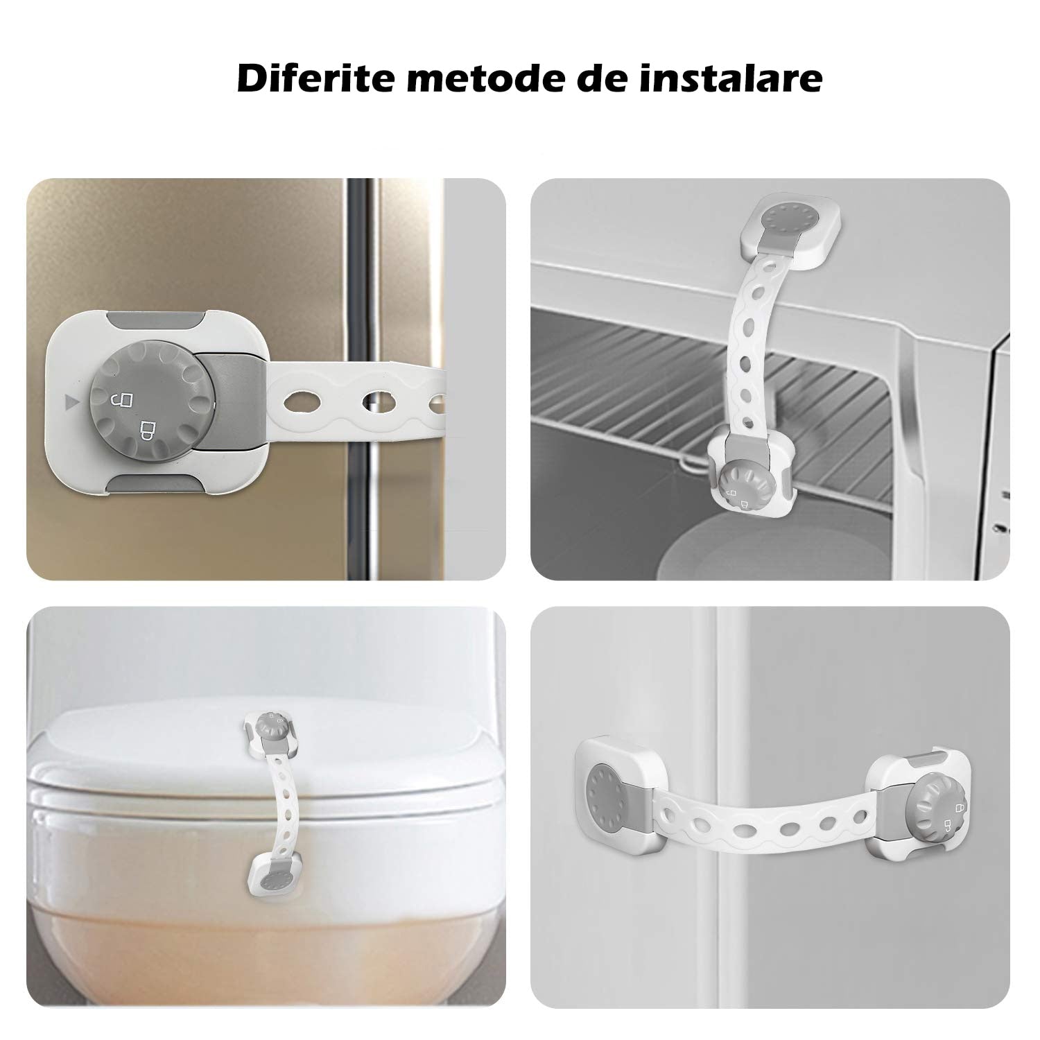 Siguranta usi copii, KidProtect set 6 bucati Siguranta usi copii, KidProtect set 6 bucati